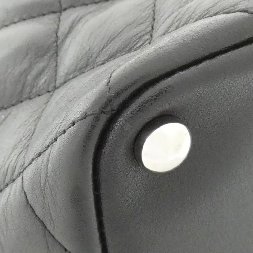 Chanel Cambon Line Calfskin Patent Leather Bag